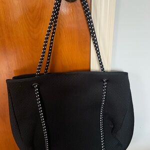 Stylish Black Tote Bag